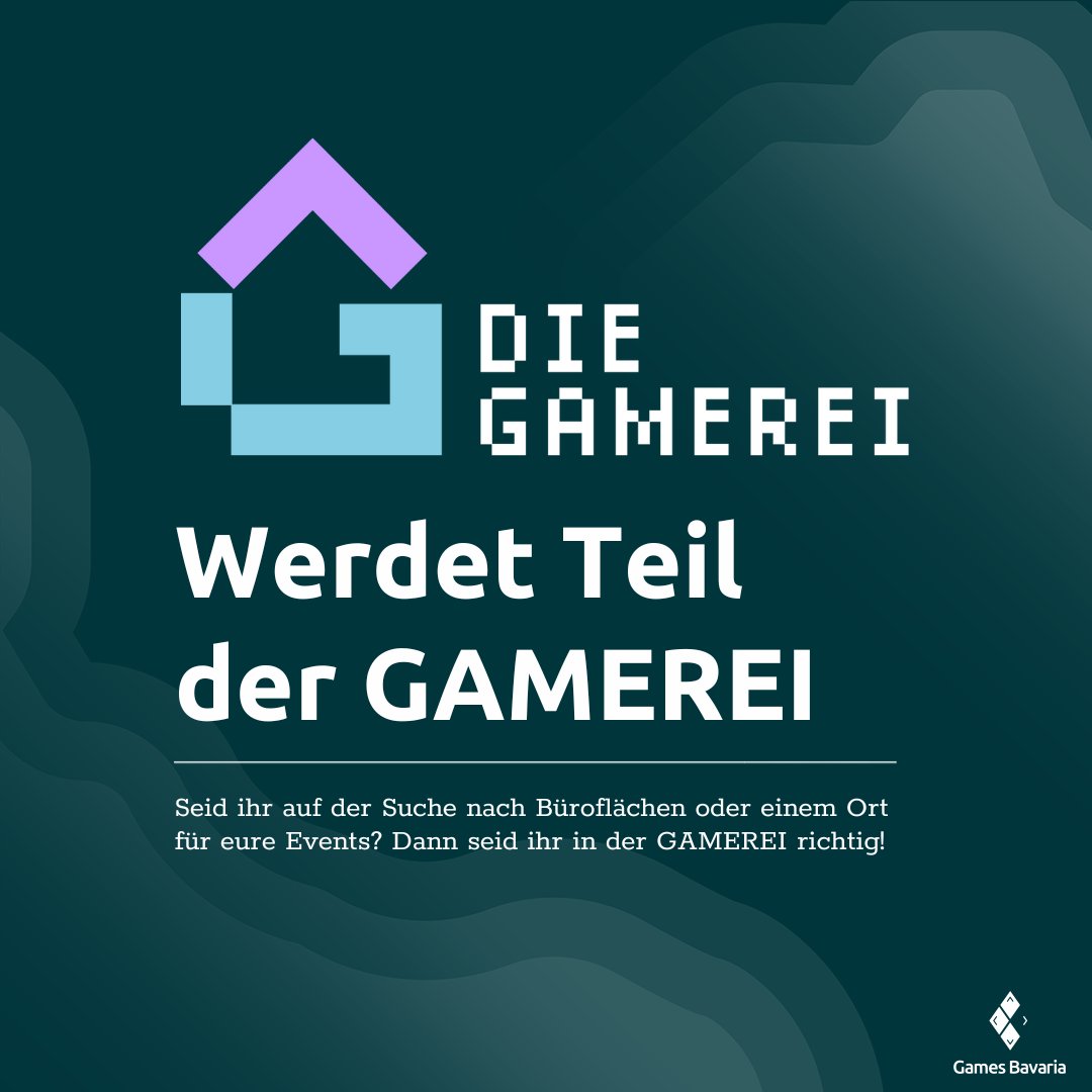 🎉 DIE GAMEREI in München füllt sich! 

Sucht ihr Büroflächen oder eine Location für euer Gaming-Event? Ob Arbeitsplatz, Eventspace oder kreatives Netzwerk – hier seid ihr richtig! 

Jetzt Teil der Community werden👉mehr Infos: games-bavaria.com/die-gamerei/

#GamesInBavaria #DieGamerei