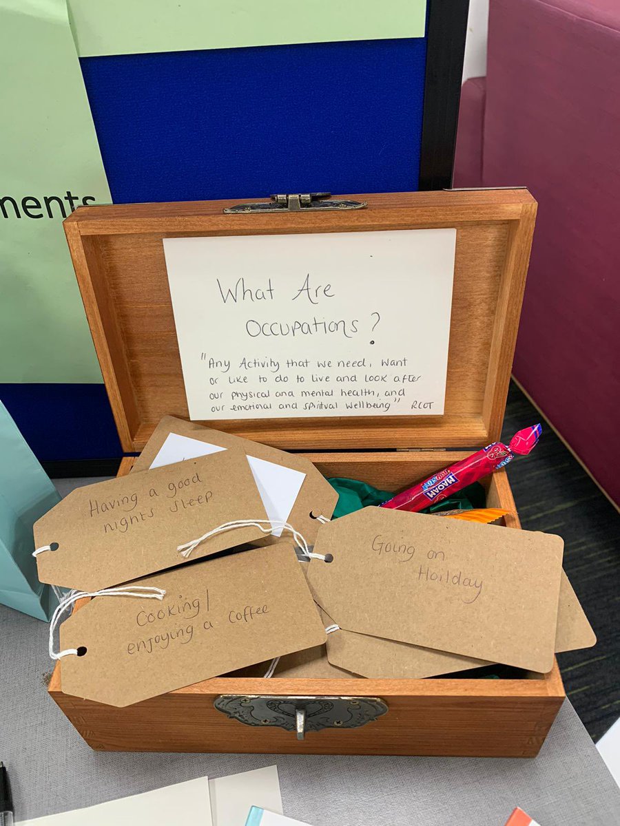 This week our Ortho OT Team enjoyed celebrating OT week. Thank you to our rotational Occupational Therapist, Lexi, for all of your hard work with presenting on the OT stand 💚 <a href="/theRCOT/">Royal College of Occupational Therapists</a>