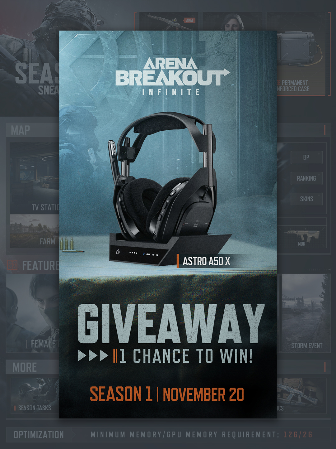 Arena Breakout Infinite on X: &ldquo;#Giveaway time! To celebrate the 