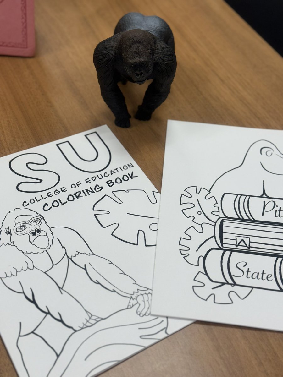 A big THANK YOU to my Alma mater, <a href="/pittstate/">Pittsburg State</a> -College of Education, for sending coloring books to our Frances Willard students! Our future scholars are excited to learn and color their way to greatness. #OnceAGorilla #AlwaysAGorilla #FutureEducators ♥️💛🦍