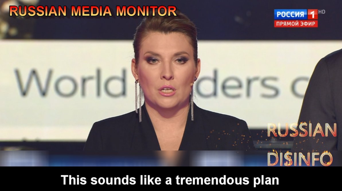 JuliaDavisNews's tweet image. Russian state TV host Olga Skabeeva: "Putin will win and conquer all of Ukraine. After that, enthusiastic and very angry Russia will show up at EU borders, having added Ukraine's army to its own. This sounds like a tremendous plan."

x.com/JuliaDavisNews…