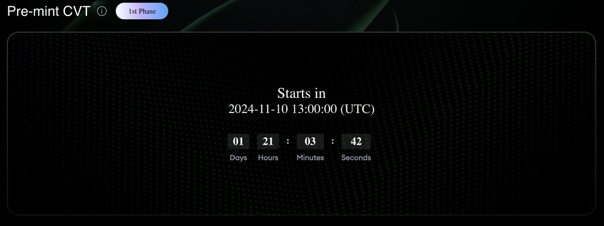 soex_io's tweet photo. 📢Attention, Soexers!

CVT Pre-Minting is almost here!
Phase 1 starts soon, with 1,000 early bird slots! 

⏳ The countdown is on, so keep your eyes on the pre-mint page!⏳

Spots will be filling up fast - secure yours before it's too late! 

Don't miss out!

#SOEX #CVT https://t.co/InaVdZdSS4