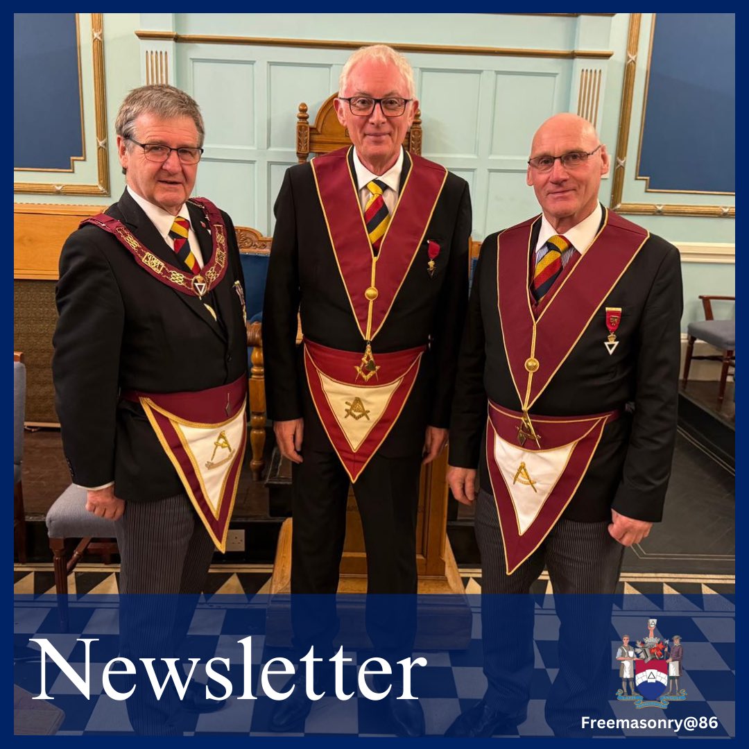 This week’s Freemasonry@86 News update! 📰 Stay up to date with the latest happenings in the Freemasonry community and gain insights into the Companion Orders’ activities. 🌟 Read the full newsletter by clicking here - 
drive.google.com/file/d/1cU_2l2…