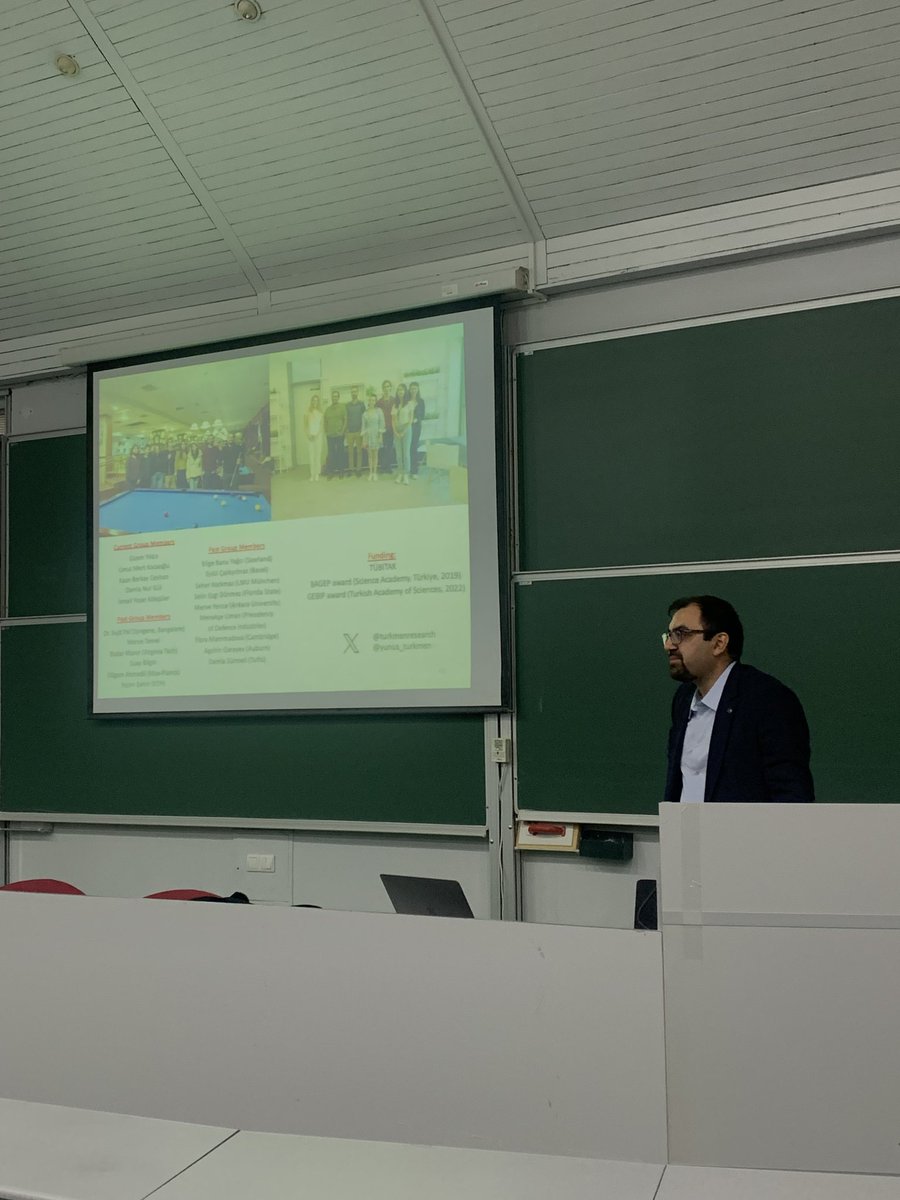 çağatay dengiz (@cdengizd) on Twitter photo We wrapped up this week with an excellent talk by <a href="/yunus_turkmen/">Yunus Turkmen</a> from Bilkent University, given as part of the METU Chemistry Department seminars. It was truly an inspiring presentation. We wrapped up this week with an excellent talk by <a href="/yunus_turkmen/">Yunus Turkmen</a> from Bilkent University, given as part of the METU Chemistry Department seminars. It was truly an inspiring presentation.