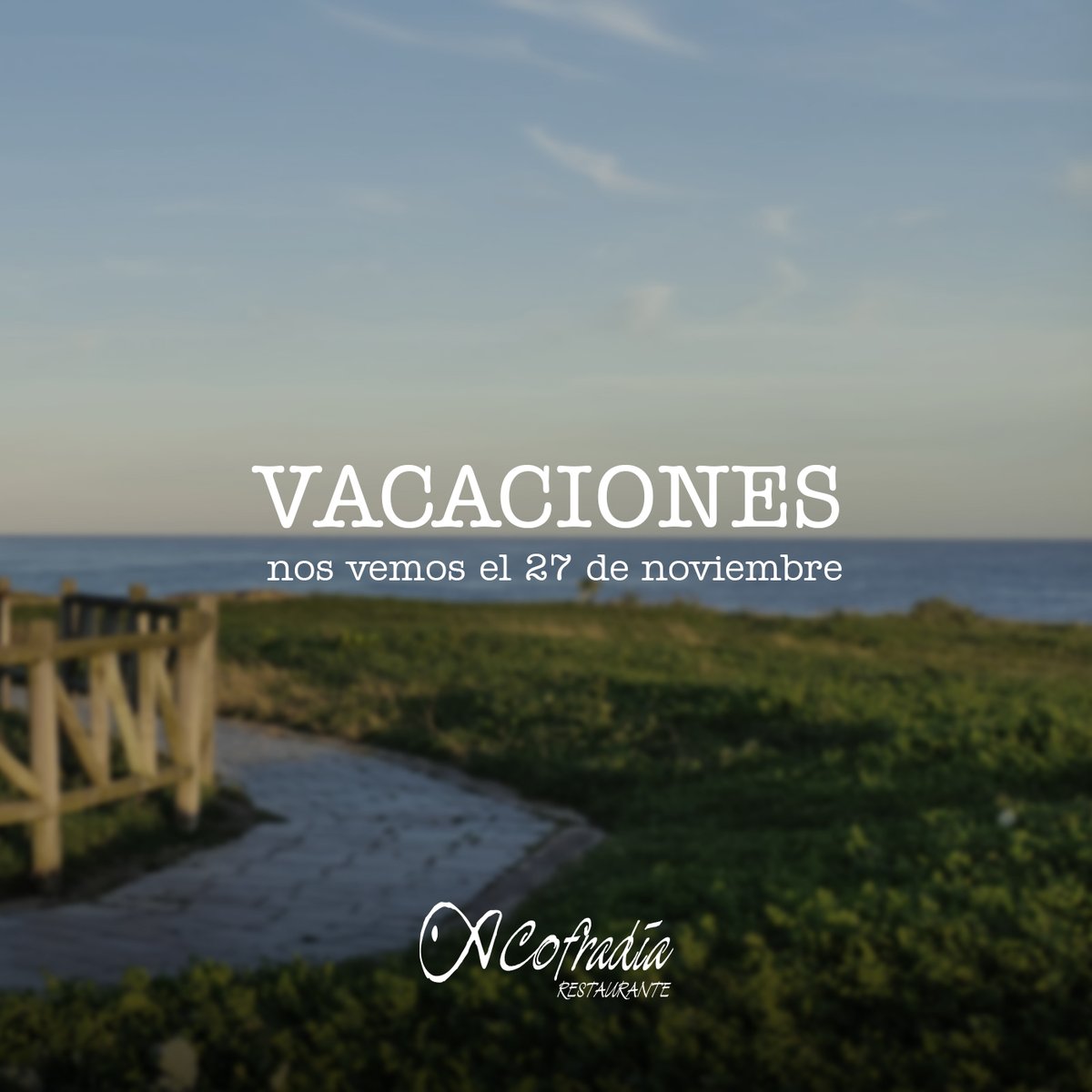 Cerrado por #vacaciones

Estaremos de vuelta el 27 de noviembre.

💙😍