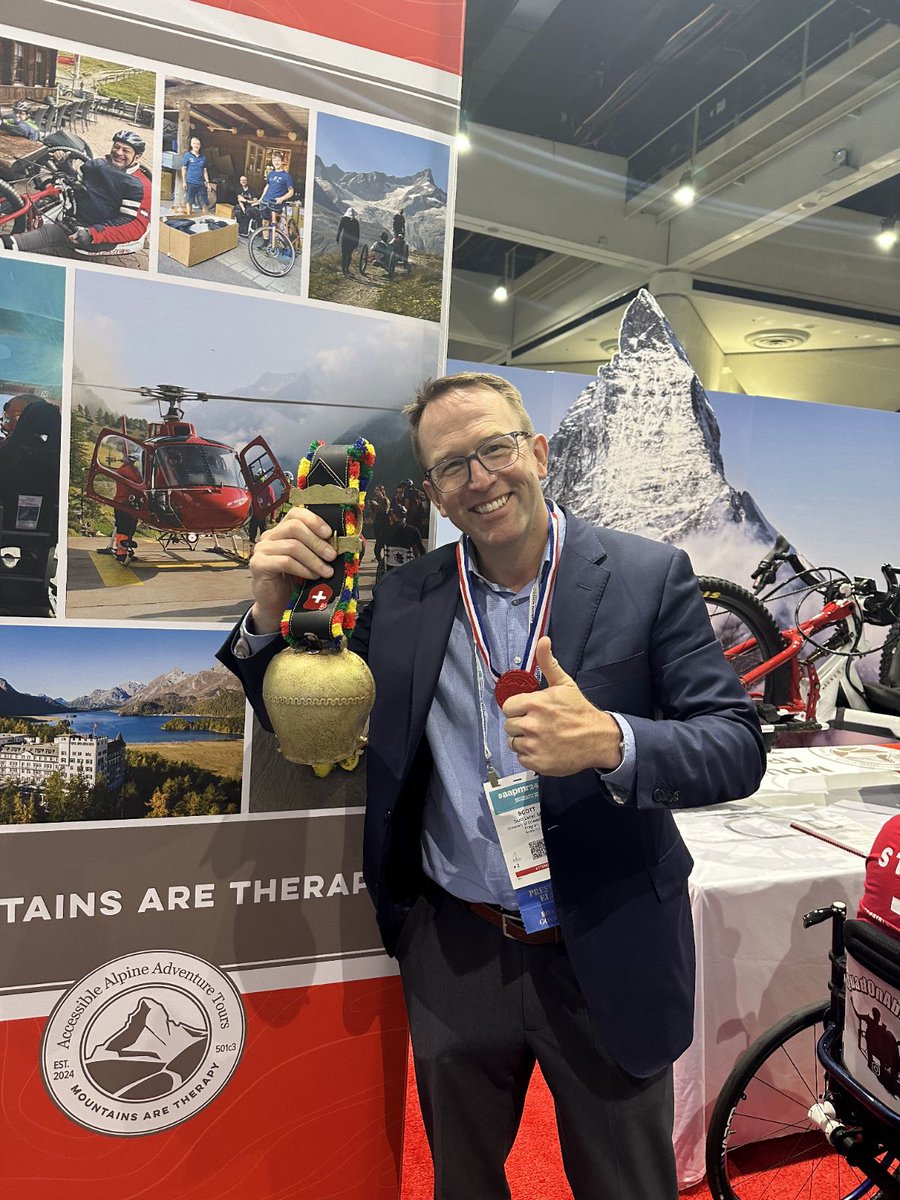 Val Jones, MD (@drval) on Twitter photo Vote for your favorite booth at #AAPMR24 (Go to <a href="/AAPMR/">AAPM&R News</a> events app, navigate to "PM&R Pavillion" scroll down and click on "access the survey.")  Accessible Alpine Adventure Tours -Booth number 1332 - has more cowbell! (Classic SNL reference). <a href="/drscottlaker/">Scott R. Laker, MD</a> Vote for your favorite booth at #AAPMR24 (Go to <a href="/AAPMR/">AAPM&R News</a> events app, navigate to "PM&R Pavillion" scroll down and click on "access the survey.")  Accessible Alpine Adventure Tours -Booth number 1332 - has more cowbell! (Classic SNL reference). <a href="/drscottlaker/">Scott R. Laker, MD</a>