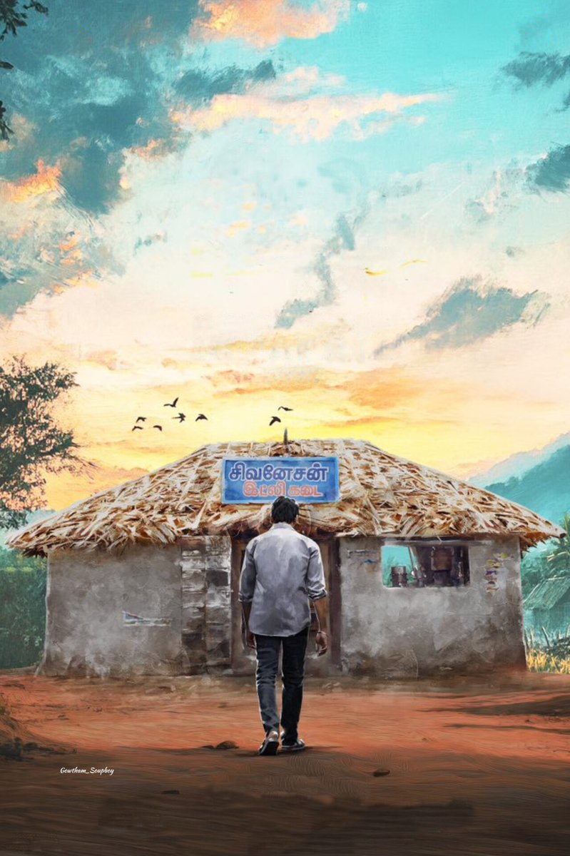 Gowtham_Soupboy's tweet image. Our Dhanush's #DD4 #IdlyKadai Without Water-mark Poster! 😍

Wallpaper &amp;amp; DP Material Retouch Soon 🖌️
@dhanushkraja