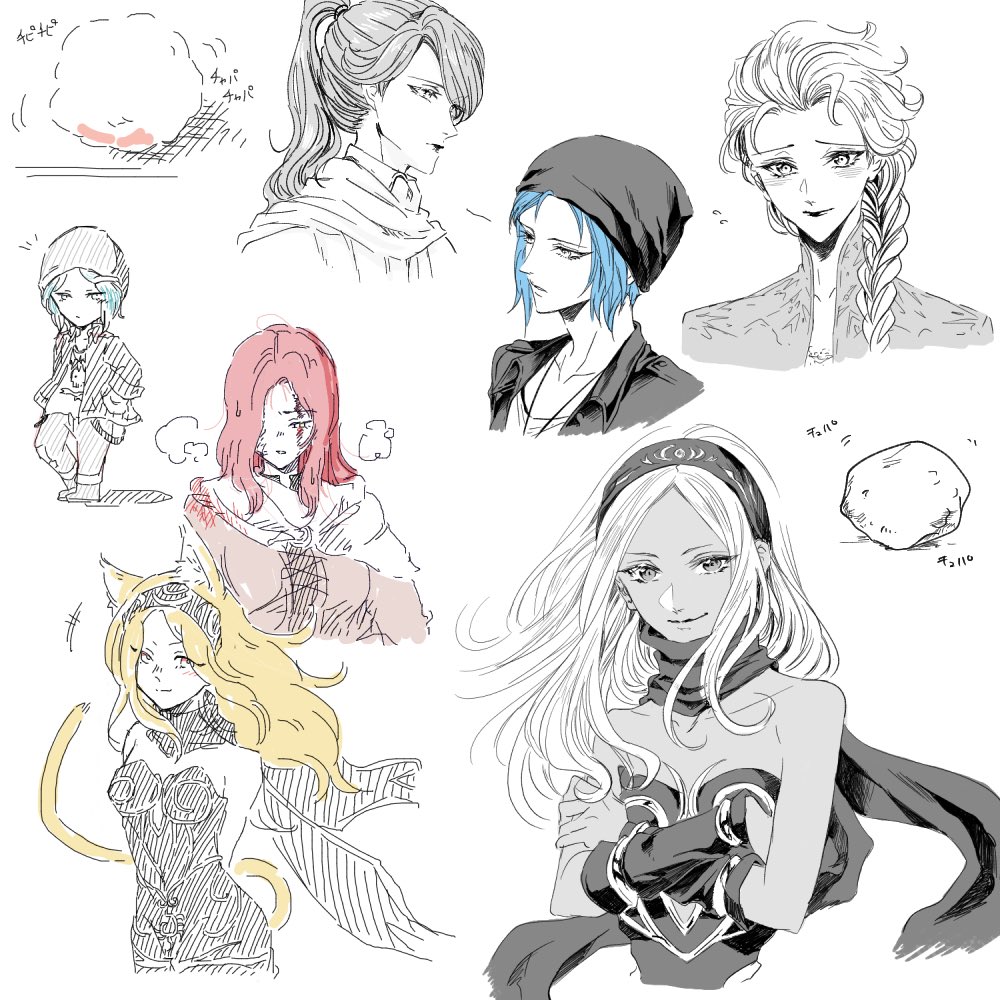 tuki_yuriLife's tweet image. いつきさんと絵チャ！！語りながら色んなジャンル描けて楽しかったー！！🥰