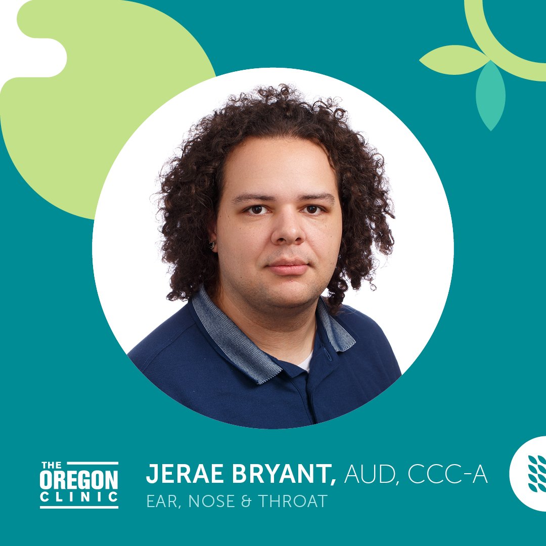 Welcome Jerae Bryant to The Oregon Clinic Ear, Nose &amp; Throat West! As an audiologist, Jerae enjoys the opportunity to tailor the patient’s experience or device selection to their personal preference. He speaks fluent Spanish.

Learn more at zurl.co/aqjl
