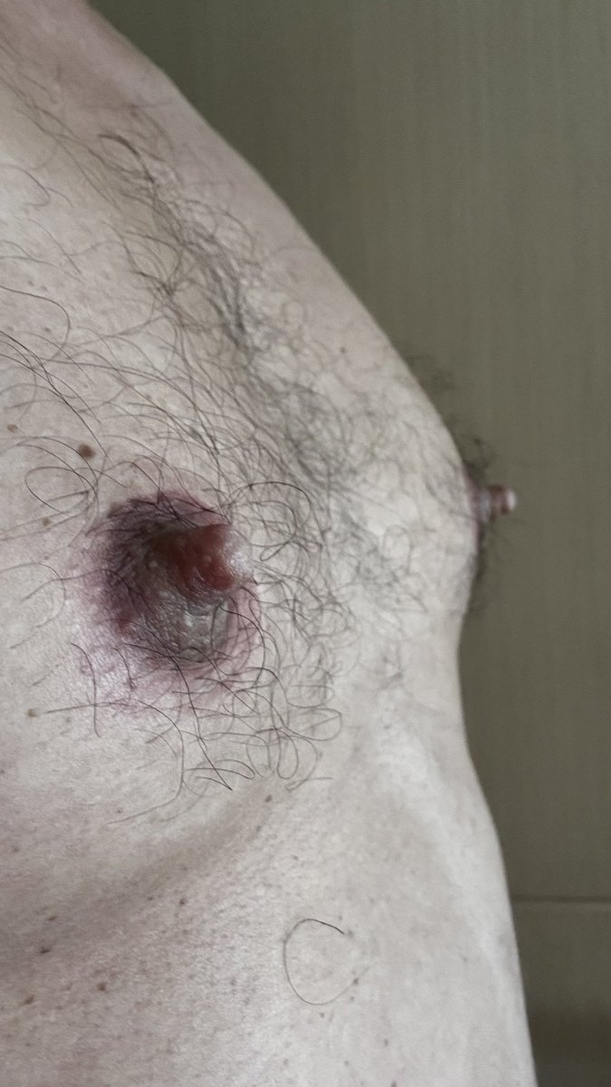 Just pumped #nipples #nip #mantits #mannipples