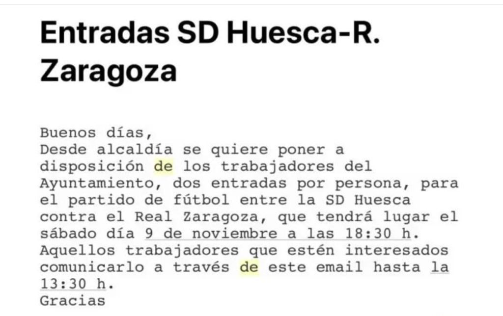 Solano96's tweet photo. No tenéis vergüenza, un poco de respeto a los socios @SDHuesca 
Suerte para el derby. #sdhuesca https://t.co/I3N9Dd0ltk