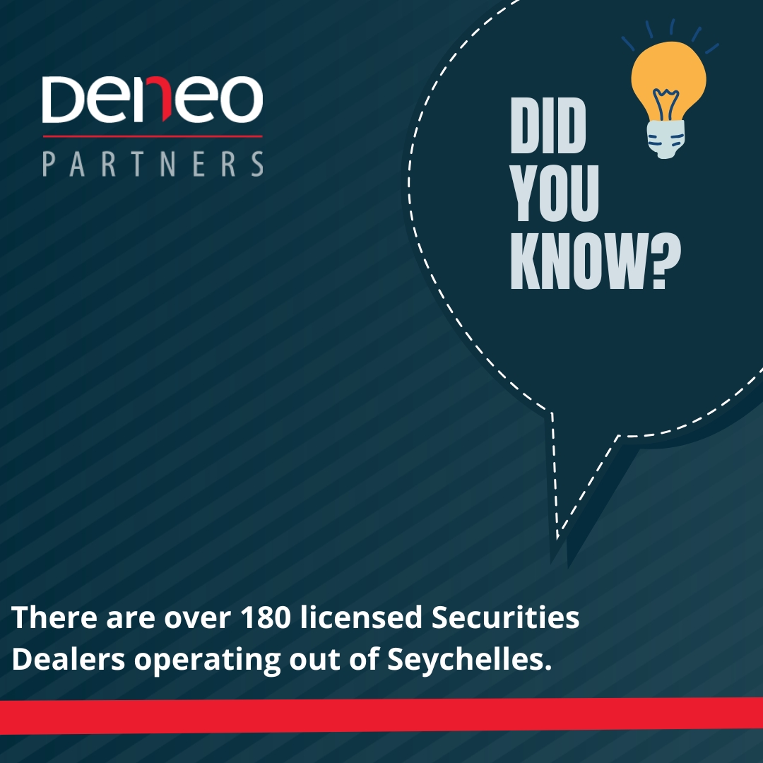 DeneoPartners's tweet photo. 🌍📊Did you know that there are over 180 Securities Dealers licensed by the FSA, making Seychelles one of biggest hubs for investment firms globally?
#DidYouKnow #SecuritiesDealersLicense #DeneoPartnersSeychelles #Consultingfirm #Globallicensing #Compliance #Accounting #Banking https://t.co/sOljDOllng