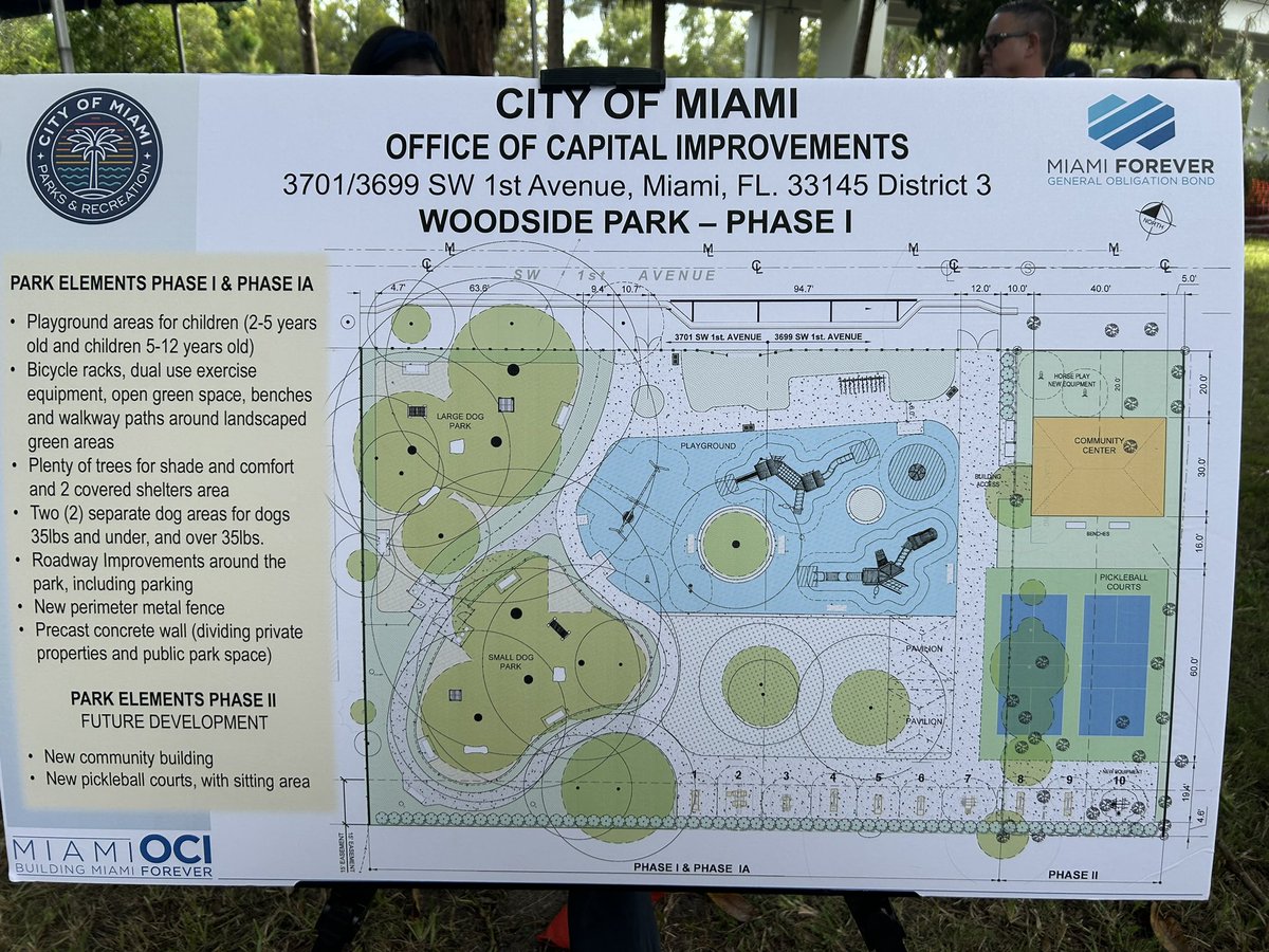 BebaSardinaMann's tweet photo. With much gratitude we thank @JoeCarolloNow &amp; staff for the hard work and dedication to our new neighborhood park! Woodside of Silver Bluff and Vizcaya Roads will now have an amazing park for our elders, kids and dogs to enjoy.  And yes, it has exercise equipment! https://t.co/C2HmezOBYG