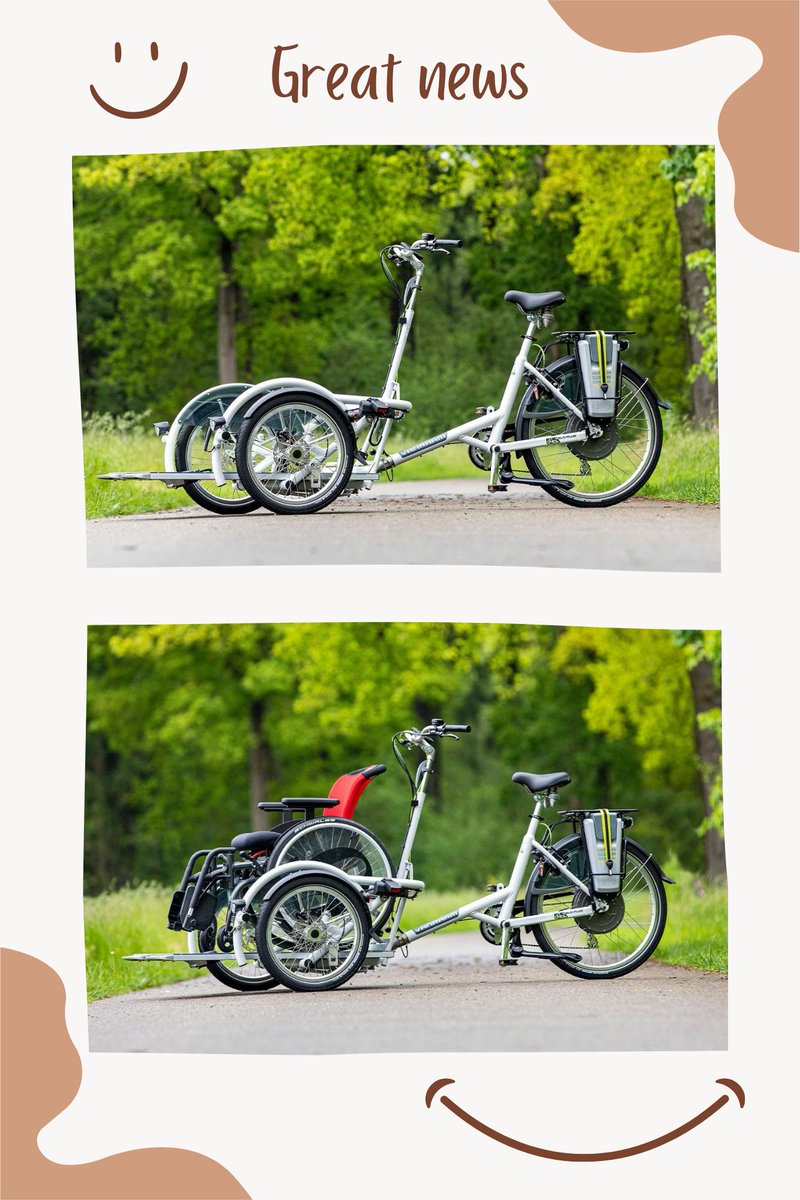 Fantastic news—our application for a wheelchair-accessible bike was successful! Thanks to a generous £5,400 donation from the Toy Trust, Fairview will be purchasing a VeloPlus bike. This amazing bike allows people in wheelchairs to roll right on without needing to transfer 😊