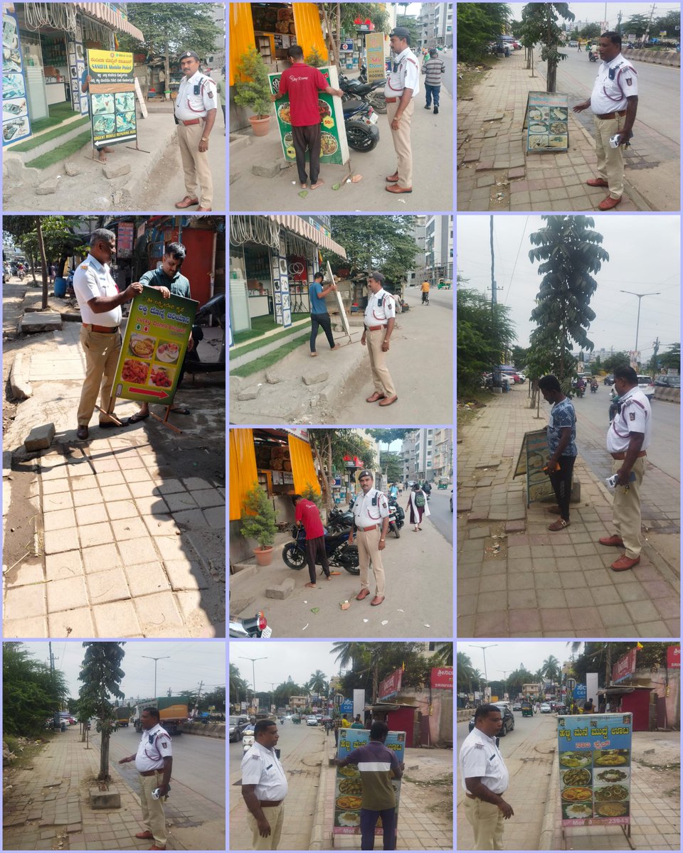 wftrps's tweet photo. 🚦 Footpath #Awareness4You Pedestrian  #ReclaimFootpath Chanasandara.
The Awareness and Enforcement will continue
#WhitefieldTrafficPS 
#FollowTrafficRules ♥️
One Life! ✅ Respect it! ✅
First Top Priority is your own safety #EachOneTeachOne
#WhitefieldTrafficPS
08.11.2024 Friday https://t.co/he1rkZUbCK