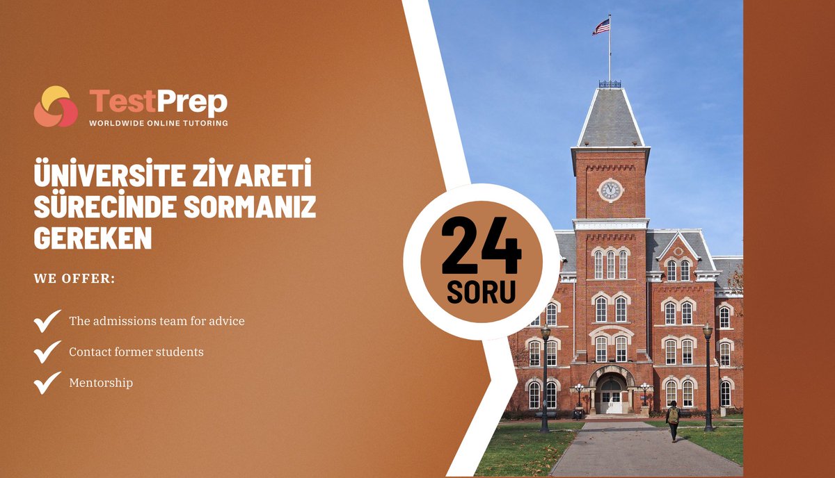 testprep.com.tr/yurtdisi-egiti… ziyareti yapmaya hazırlanırken, sorulması gereken “doğru” soruları merak ediyor olabilirsiniz. Kampüse ayak basmadan önce Test Prep Yurt dışı eğitim danışmanlığı size bu ve bundan daha fazlasını sağlamaktadır.