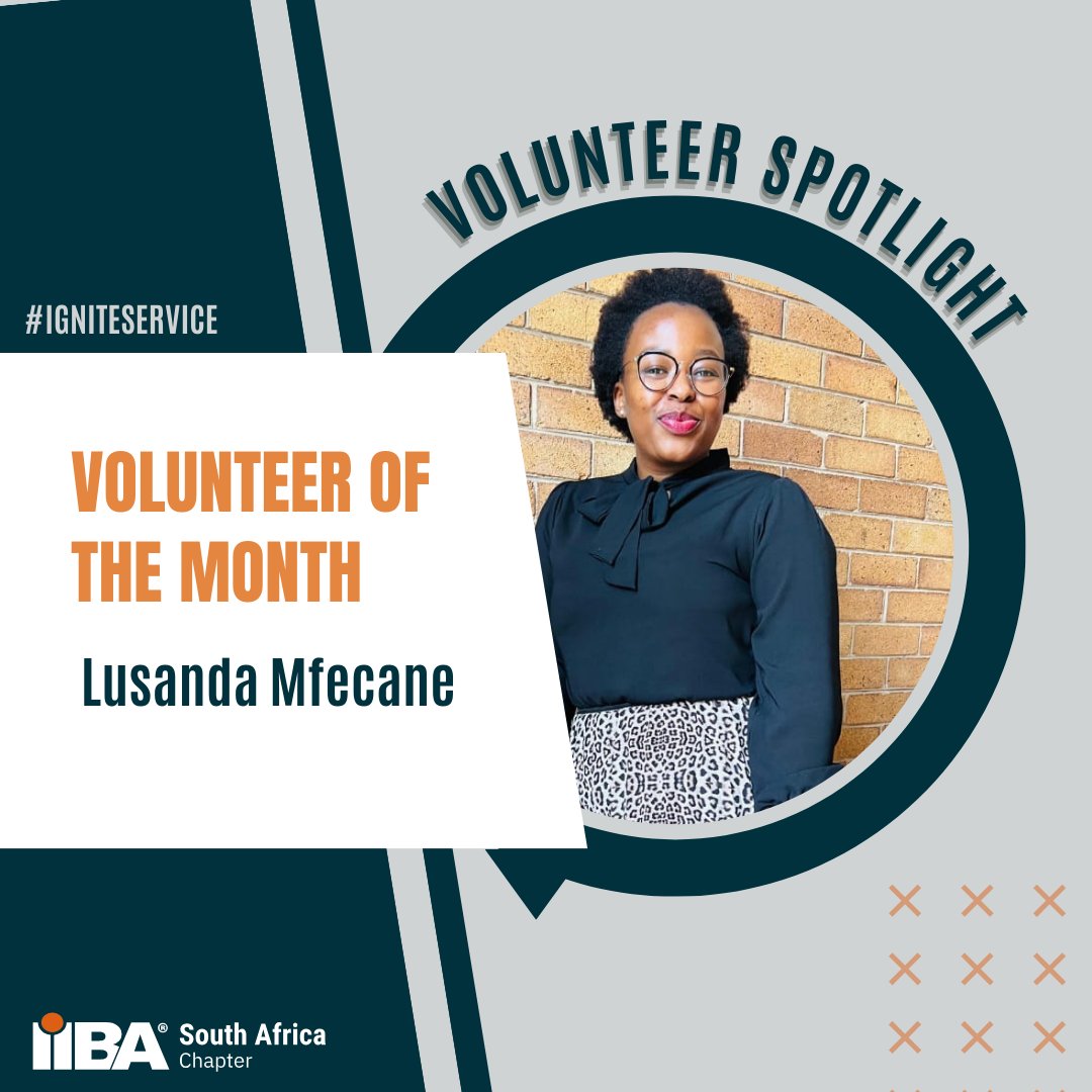 IIBASA's tweet photo. Volunteer of the Month - October π: Lusanda Mfecane
Congratulations to Lusanda, our dedicated volunteer for the Eastern Cape Region! π Her hard work, willingness to go the extra mile, and passion for making a difference have not gone unnoticed.
#IgniteService https://t.co/1SPnIR0rED
