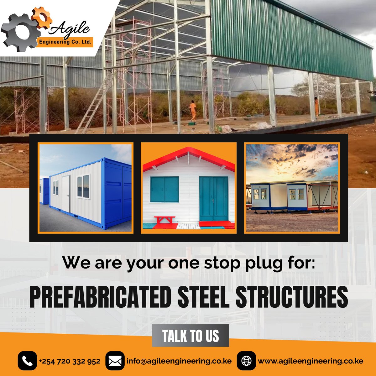 AgileCoLtd's tweet image. New 50k sq ft warehouse next quarter." Who said construction should take forever? Prefab is the way when speed and quality matter. #PrefabMagic #CommercialConstruction  #BuildingTheFuture #ConstructionEfficiency #WhoSaidConstructionTakesForever #Agile #Agileengineering