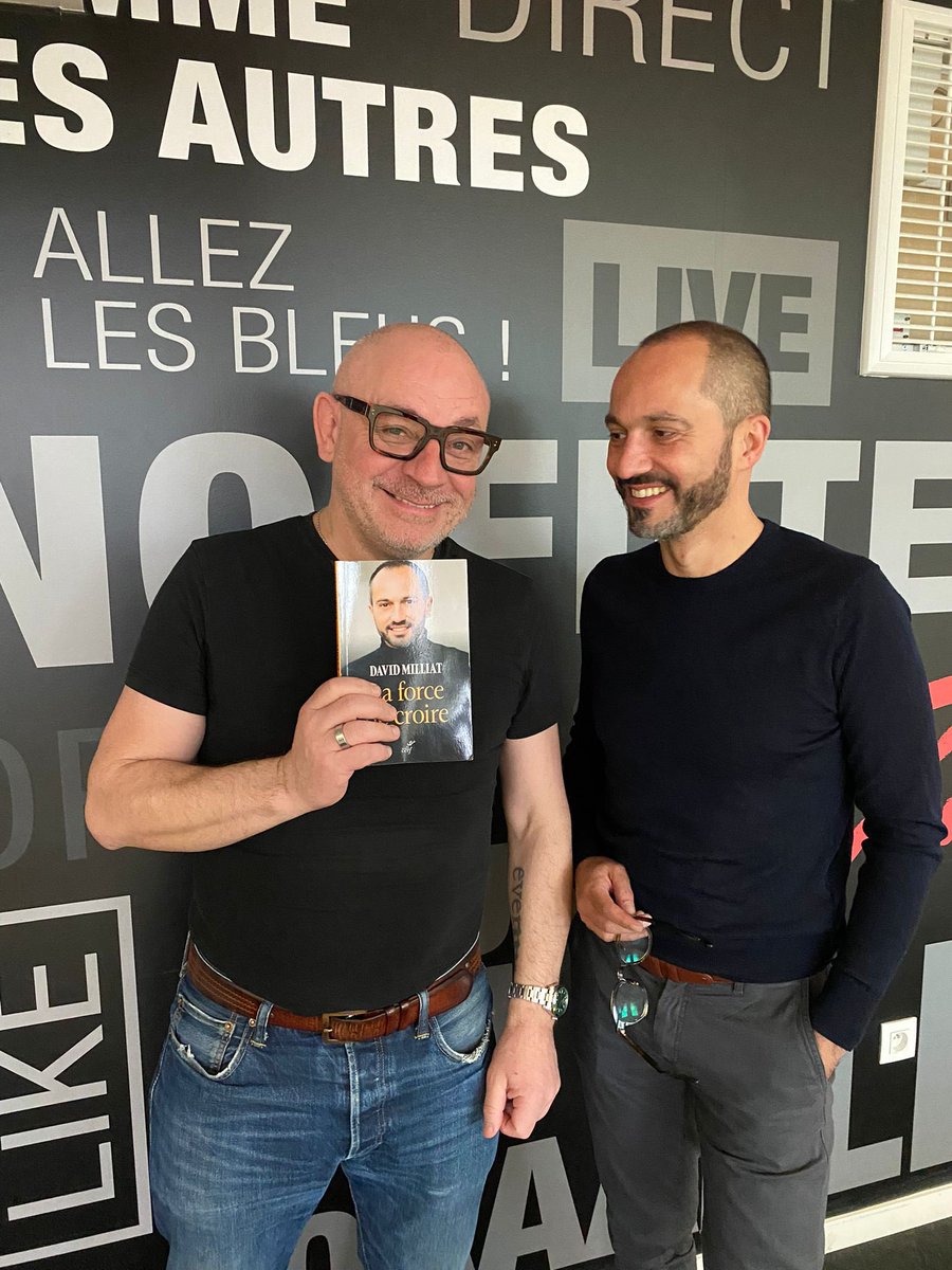 frédéric hermel🇫🇷 (@fredhermel) on Twitter photo Le NOUVEL ÉPISODE de notre podcast littéraire “DES LIVRES RMC” est en ligne.
Aujourd’hui je reçois <a href="/DMilliat/">David Milliat</a>, auteur de magnifique livre “La force de croire” (<a href="/EditionsduCERF/">Éditions du Cerf</a>). <a href="/RMCInfo/">RMC</a> <a href="/jourduseigneur/">Le Jour du Seigneur</a>.
À écouter ici⬇️
rmc.bfmtv.com/podcasts/des-l… Le NOUVEL ÉPISODE de notre podcast littéraire “DES LIVRES RMC” est en ligne.
Aujourd’hui je reçois <a href="/DMilliat/">David Milliat</a>, auteur de magnifique livre “La force de croire” (<a href="/EditionsduCERF/">Éditions du Cerf</a>). <a href="/RMCInfo/">RMC</a> <a href="/jourduseigneur/">Le Jour du Seigneur</a>.
À écouter ici⬇️
rmc.bfmtv.com/podcasts/des-l…