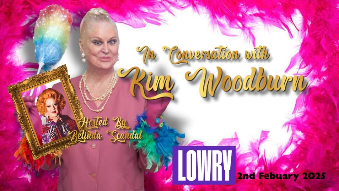 YourMCR's tweet photo. The Queen of Clean is coming to The Lowry!

Join @Belindascandal as she draws back the perfectly starched net curtain on the modern-day icon KIM WOODBURN!

Sunday 2nd February 2025 at The Lowry.

Tickets are on sale now: https://t.co/R2CJtIQvYI https://t.co/sZ1XkYBrnv
