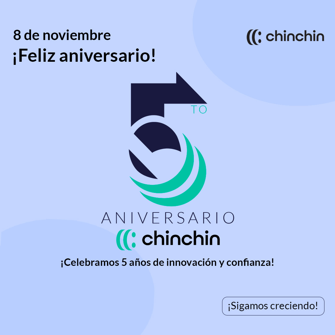 ¡Feliz 5to Aniversario, Pago Chinchin!  Gracias a nuestro dedicado equipo y a ustedes, nuestros apreciados clientes, seguimos trabajando para transformar la forma de pagar en Venezuela.. #Aniversario #PagoChinchin #pagochinchin5toaniversario.