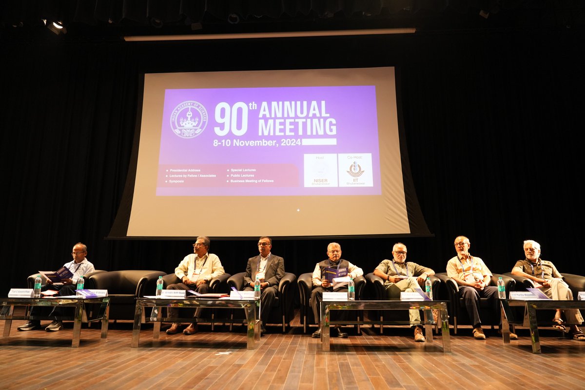 niser_official's tweet image. The 90th Annual Meeting of the @IAScBng has officially kicked off today at NISER Bhubaneswar! Co-hosted by @niser_official &amp;amp; @iitbbs, this event unites top scientists &amp;amp; researchers to celebrate science &amp;amp; discuss groundbreaking advancements.

Let’s shape the future of science!