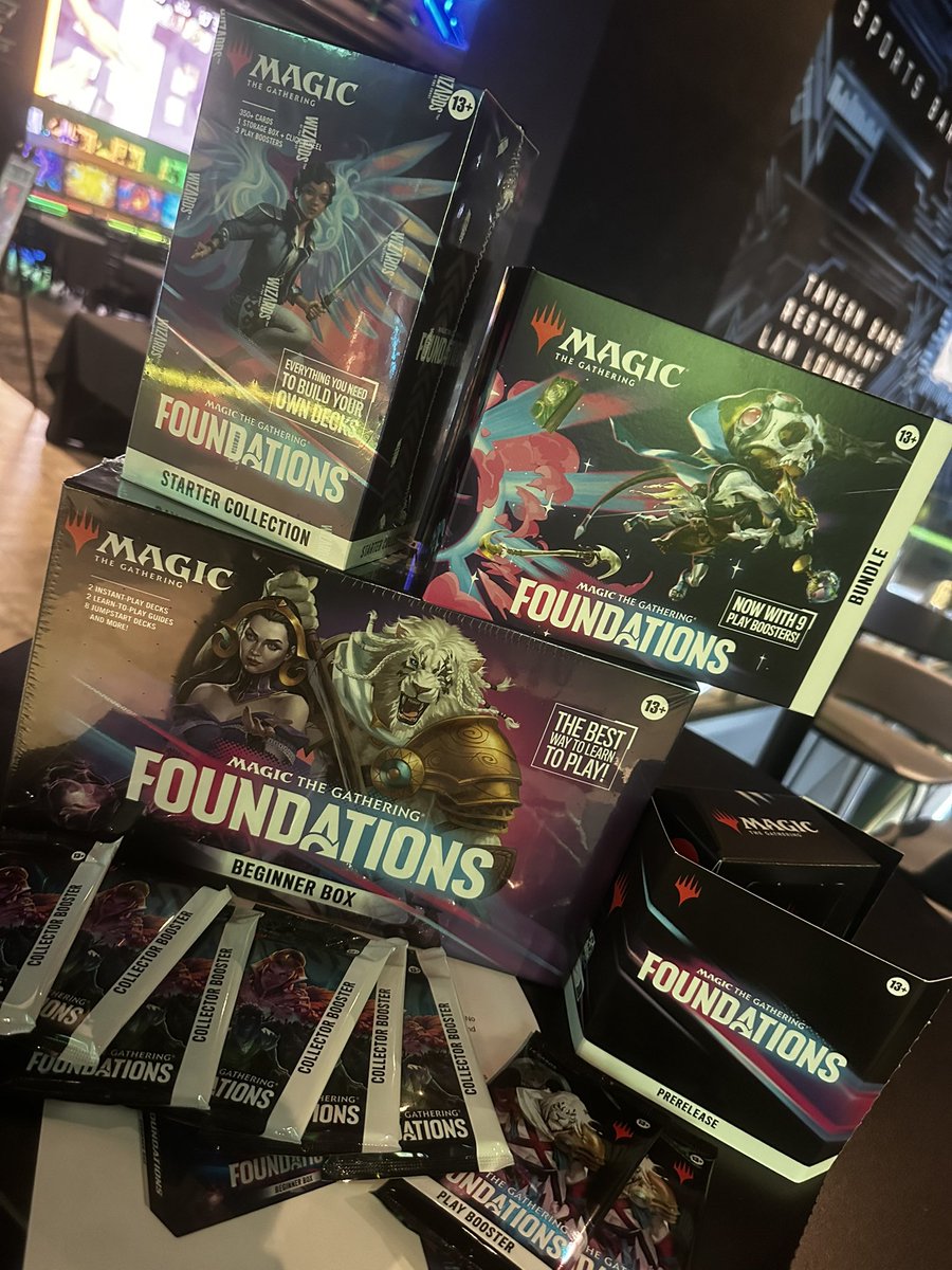 Who’s ready to have a game? #MTGFoundations <a href="/wizards_magic/">Magic: The Gathering</a>
