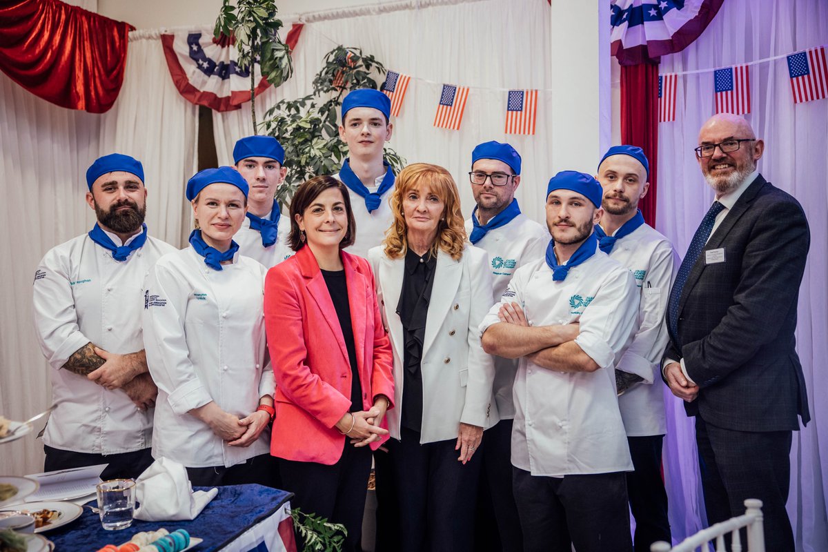 apprenticesIrl's tweet photo. This week, NAO Director @MaryLizTrant1 & @apprenticesIrl were honoured to attend a superb #CommisChef capstone event @LimClareETB to see the best of #GenerationApprenticeship talent on display in an incredible showcase lunch by #CommisChef apprentices More:https://t.co/Egwvu2N1df https://t.co/mwXhMCcdrM