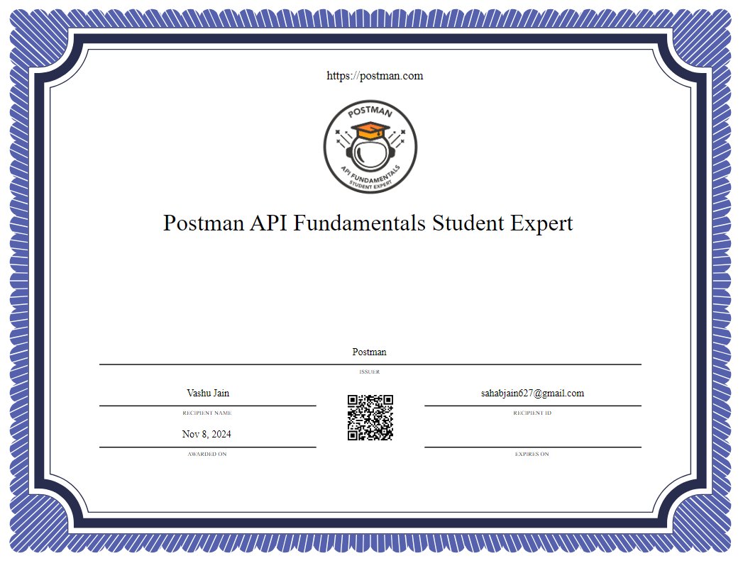 VashuJain377894's tweet image. 🚀Just wrapped up the #PostmanChallenge, and I learned SO much!
✅Built API requests
✅Understood API responses
✅Authorized requests
✅Automated workflows with scripts
✅Generated code snippets and many more...
@getpostman x @girlscriptsoc #PostmanStudent #GSSoC24 @ialimustufa
