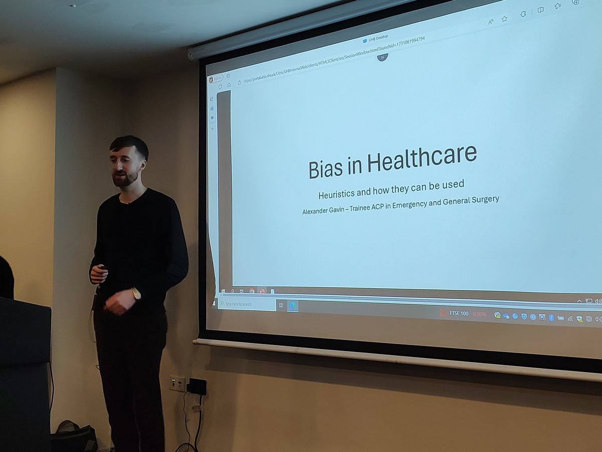The first of the <a href="/uhbtrust/">University Hospitals Birmingham</a> HGS surgical ACPs presenting today. All about the bias