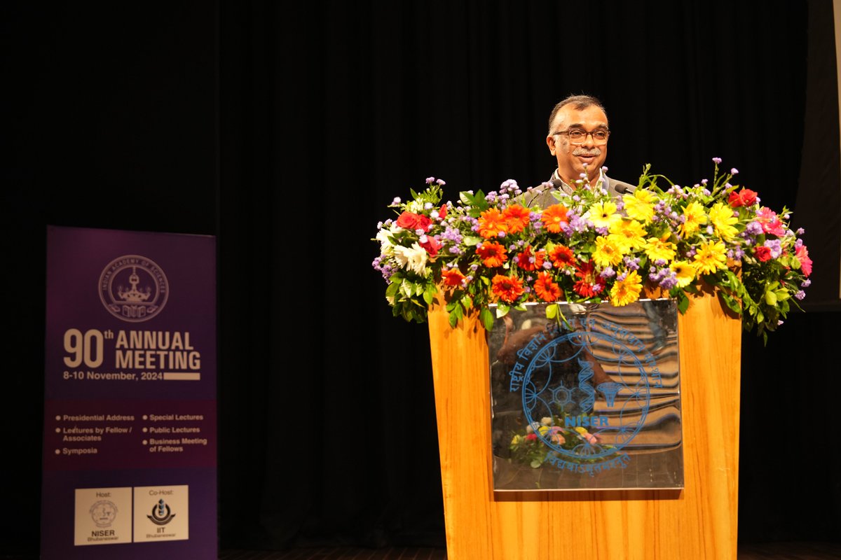 niser_official's tweet image. The 90th Annual Meeting of the @IAScBng has officially kicked off today at NISER Bhubaneswar! Co-hosted by @niser_official &amp;amp; @iitbbs, this event unites top scientists &amp;amp; researchers to celebrate science &amp;amp; discuss groundbreaking advancements.

Let’s shape the future of science!