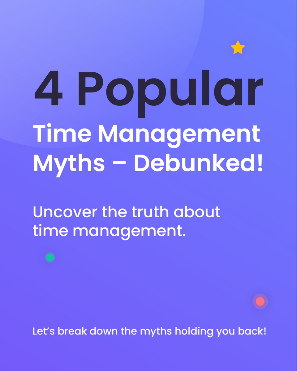 WebWork_Tracker's tweet image. 🌐As time management is popular across the globe, there’s lots of misinformation about it out there
In this article, we debunk 4 popular myths about time management and explore how you can do so too with time tracking! 🕜
webwork-tracker.com/blog/4-popular…