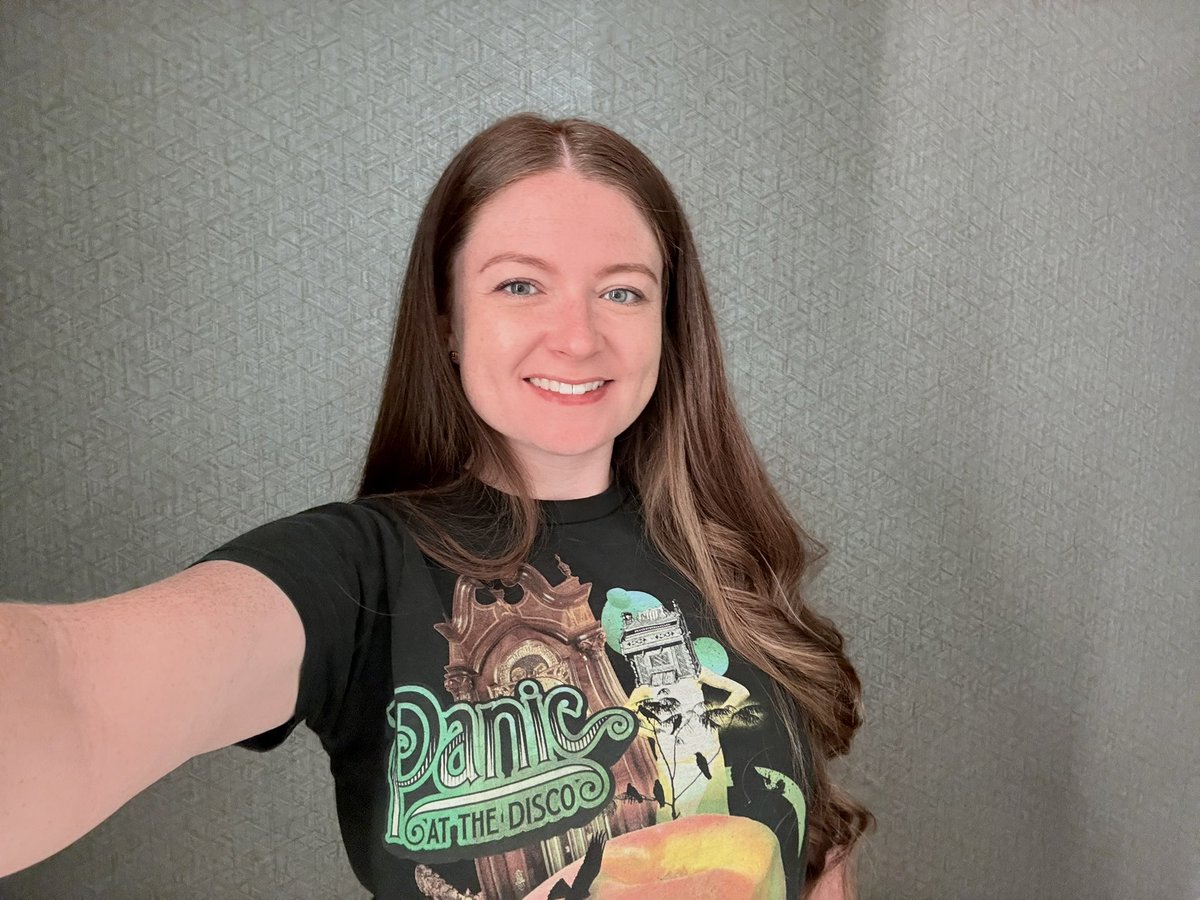 Ashley Yergin (@yergininit) on Twitter photo Bringing a little panic to this 🪩 for our final day at #GaETC24. Excited to see what <a href="/GaETConf/">Georgia Educational Technology Conference</a> and all of these educational ROCKSTARS 🤘 have in store for us! <a href="/PanicAtTheDisco/">Panic! At The Disco</a> Bringing a little panic to this 🪩 for our final day at #GaETC24. Excited to see what <a href="/GaETConf/">Georgia Educational Technology Conference</a> and all of these educational ROCKSTARS 🤘 have in store for us! <a href="/PanicAtTheDisco/">Panic! At The Disco</a>