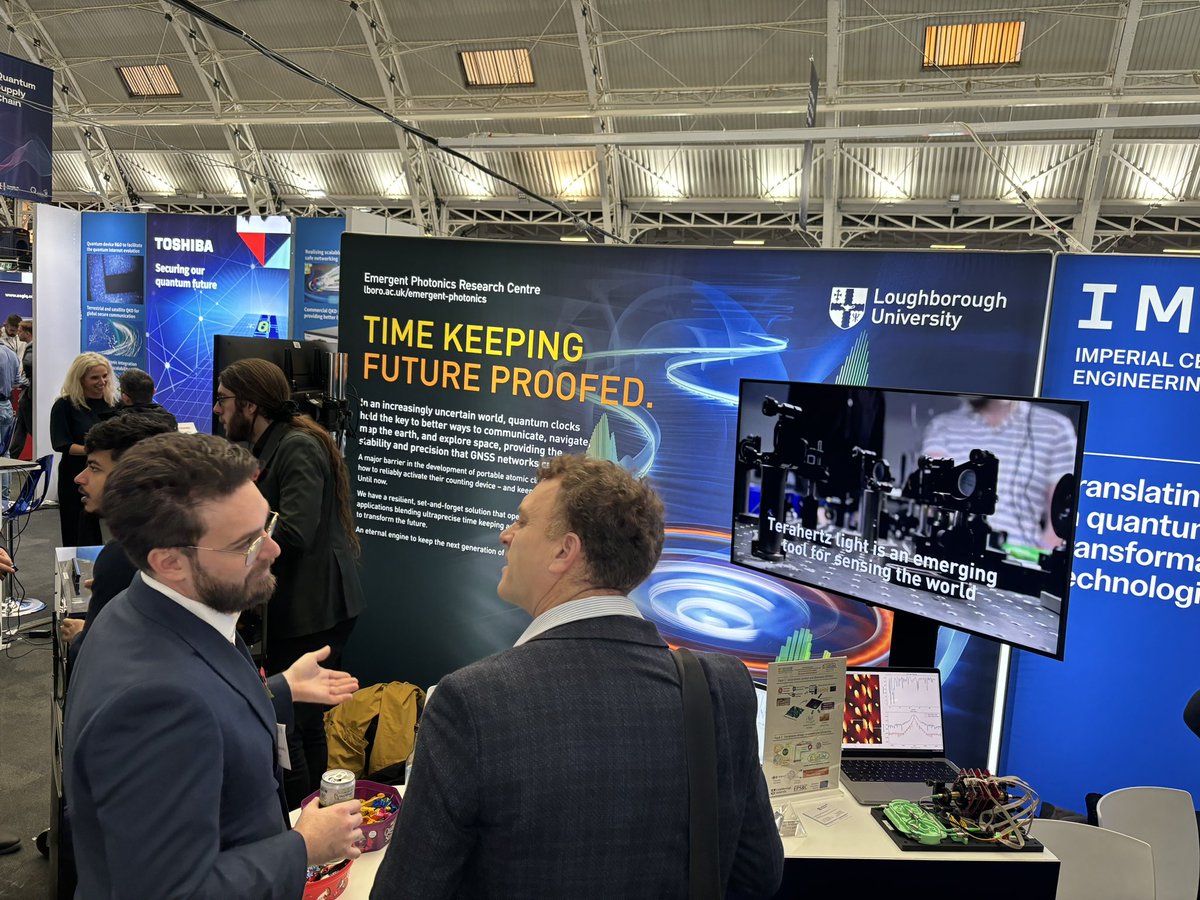 Emergent Photonics Research Centre (@epicxphoton) on Twitter photo The <a href="/EPICXPhoton/">Emergent Photonics Research Centre</a> team are exhibiting at the vibrant UK National Quantum Technologies Showcase 2024. Come and talk to us and check out our demos at stand #77
<a href="/UKRI_News/">UK Research and Innovation</a> <a href="/EPSRC/">Engineering and Physical Sciences Research Council</a> <a href="/innovateuk/">Innovate UK</a> <a href="/LboroScience/">Loughborough Science</a> <a href="/lbororesearch/">Loughborough Research</a> The <a href="/EPICXPhoton/">Emergent Photonics Research Centre</a> team are exhibiting at the vibrant UK National Quantum Technologies Showcase 2024. Come and talk to us and check out our demos at stand #77
<a href="/UKRI_News/">UK Research and Innovation</a> <a href="/EPSRC/">Engineering and Physical Sciences Research Council</a> <a href="/innovateuk/">Innovate UK</a> <a href="/LboroScience/">Loughborough Science</a> <a href="/lbororesearch/">Loughborough Research</a>