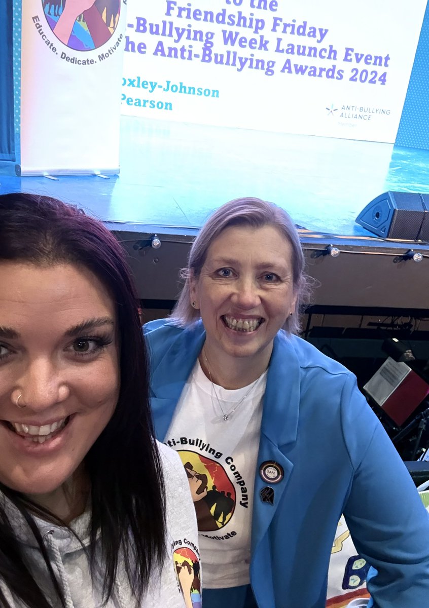 Ready for our #AntiBullyingWeek launch at the lovely <a href="/RothTheatres/">Rotherham Theatres</a> <a href="/MrsFJ70/">Ann Foxley-Johnson -The Anti-Bullying Company</a> <a href="/RoSIS_1/">RoSIS</a> <a href="/ABAonline/">Anti-Bullying Alliance #AntiBullyingWeek</a> <a href="/andyoddsock/">Andy & the Odd Socks</a> #ChooseRespect