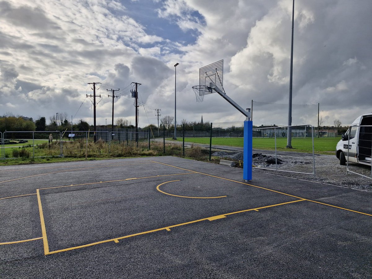 Thermoplastic line marking and fully galvanized Heavy Duty baskets just installed in Athlone Regional Sport Centre🏀🏀🏀  Visit shop.omwsupplies.ie for our offers!!!
#omwsupplies #basketball #bball #outdoorsports #linemarking <a href="/BballIrl/">Basketball Ireland</a>