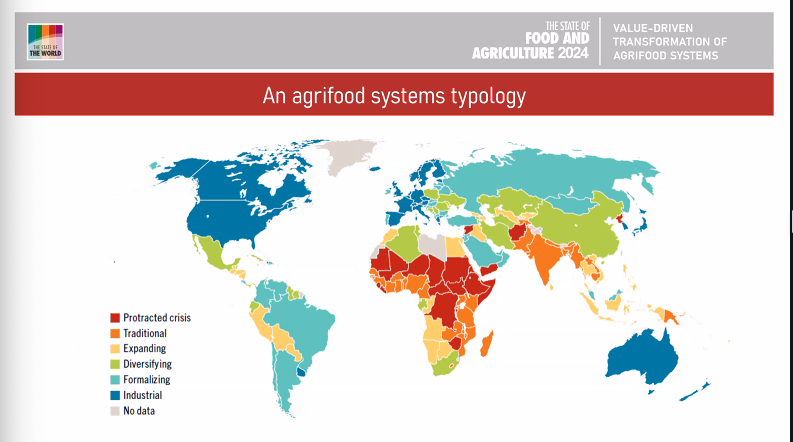FoodSystemsAcad's tweet photo. @FAO  #sofa2024 refines the $12 trillion costs identified in SOFA2023. See slides being presented by FAO's Andrea Catteneo@FAO https://t.co/wd47CSiNiV