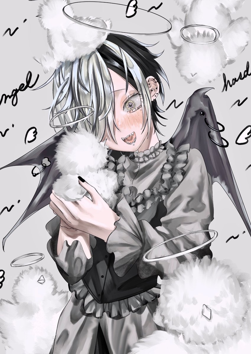 shiroikabegami's tweet photo. 🖤🩶🖤 https://t.co/9DvWIjIVWz