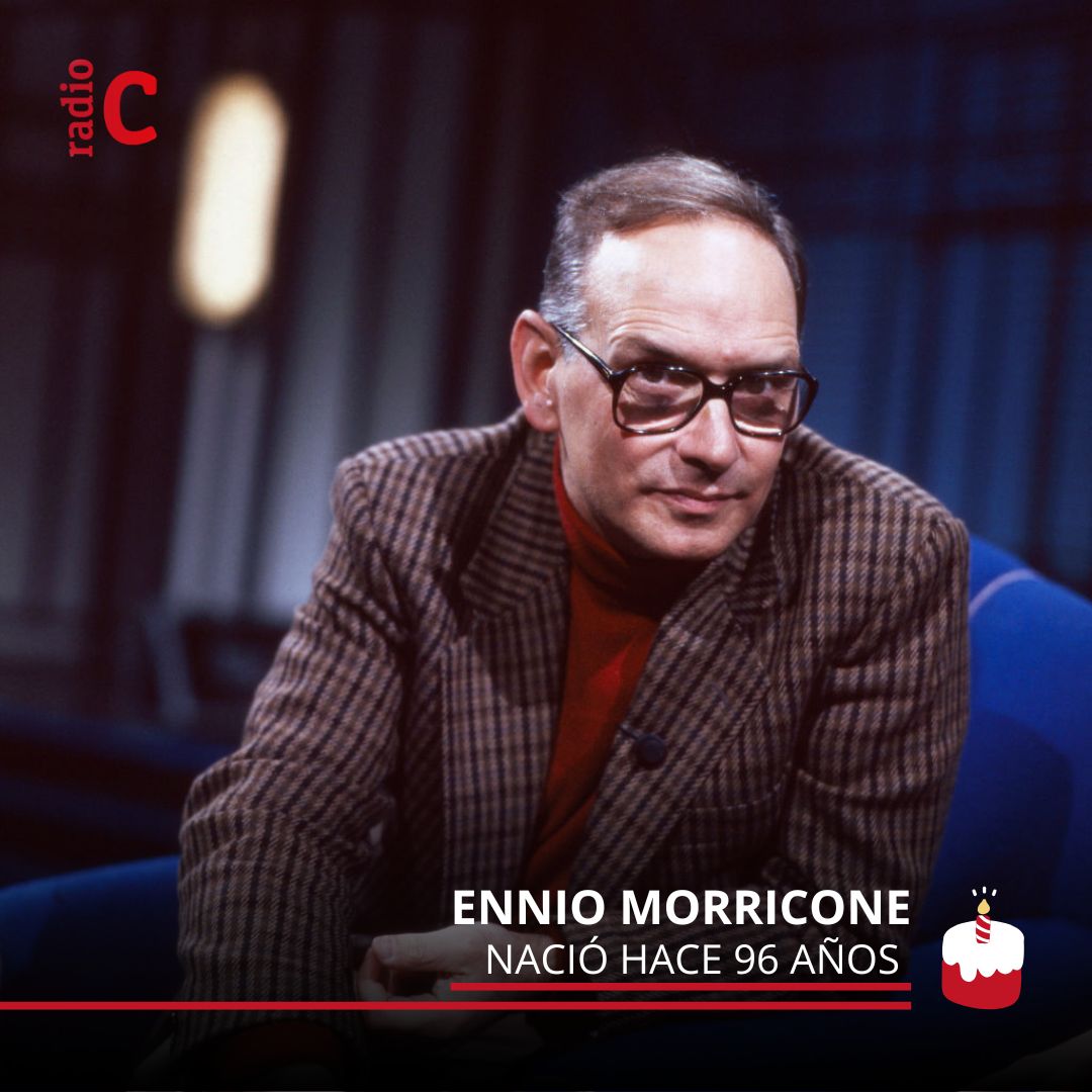 radioclasica's tweet photo. 📜También hoy recordamos a Ennio Morricone, uno de los compositores de bandas sonoras más importantes de la historia, que nacía el 10 de noviembre de 1928.

Te dejamos su colección de programas correspondiente, para que puedas disfrutar de su música.

🔊https://t.co/t2DleJ9UIH https://t.co/oLZ2TGFs8E