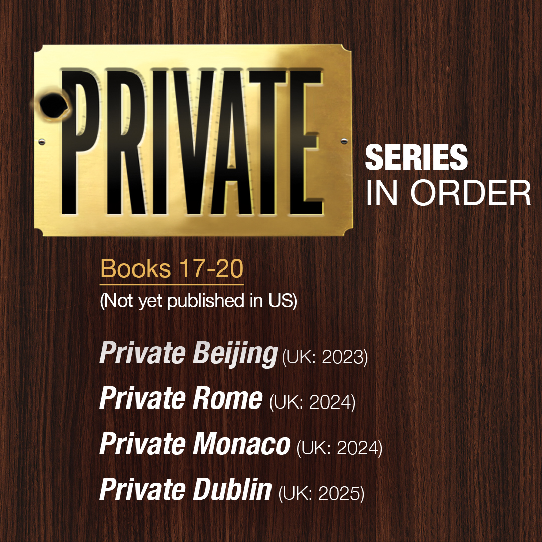 JP_Books's tweet image. You asked for it, you got it: the #1 bestselling Private series, in order: bit.ly/3YYaBjT