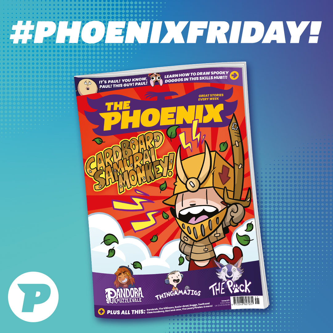 Spooky Doggos! Food fights! Villains! Another fantastic week of stories, including...

✨The Pack
✨Bunny vs Monkey
✨Tooth and Claw
✨Thingamajigs
✨Gorebrah

Find all this and MORE in #ThePhoenixcomic!