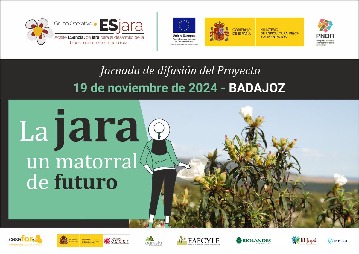 Penúltima Jornada de difusión del proyecto!! <a href="/Goesjara/">ESjara</a> en #Badajoz 🗓️19 de noviembre (17:00h)
Detalles del evento e inscripción aquí!
goesjara.es/node/82