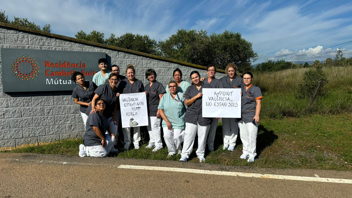 Avui a diferents empreses del territori ens hem sumat a les aturades convocades en solidaritat amb les persones afectades per la DANA.

Cal protecció de l'ocupació i de la activitat econòmica. Ni un sol acomiadament per aquesta catàstrofe.
#DANA <a href="/ccoocatalunya/">CCOO de Catalunya</a> <a href="/CCOO/">Comisiones Obreras</a> <a href="/CCOOsanitat/">CCOOsanitat</a>