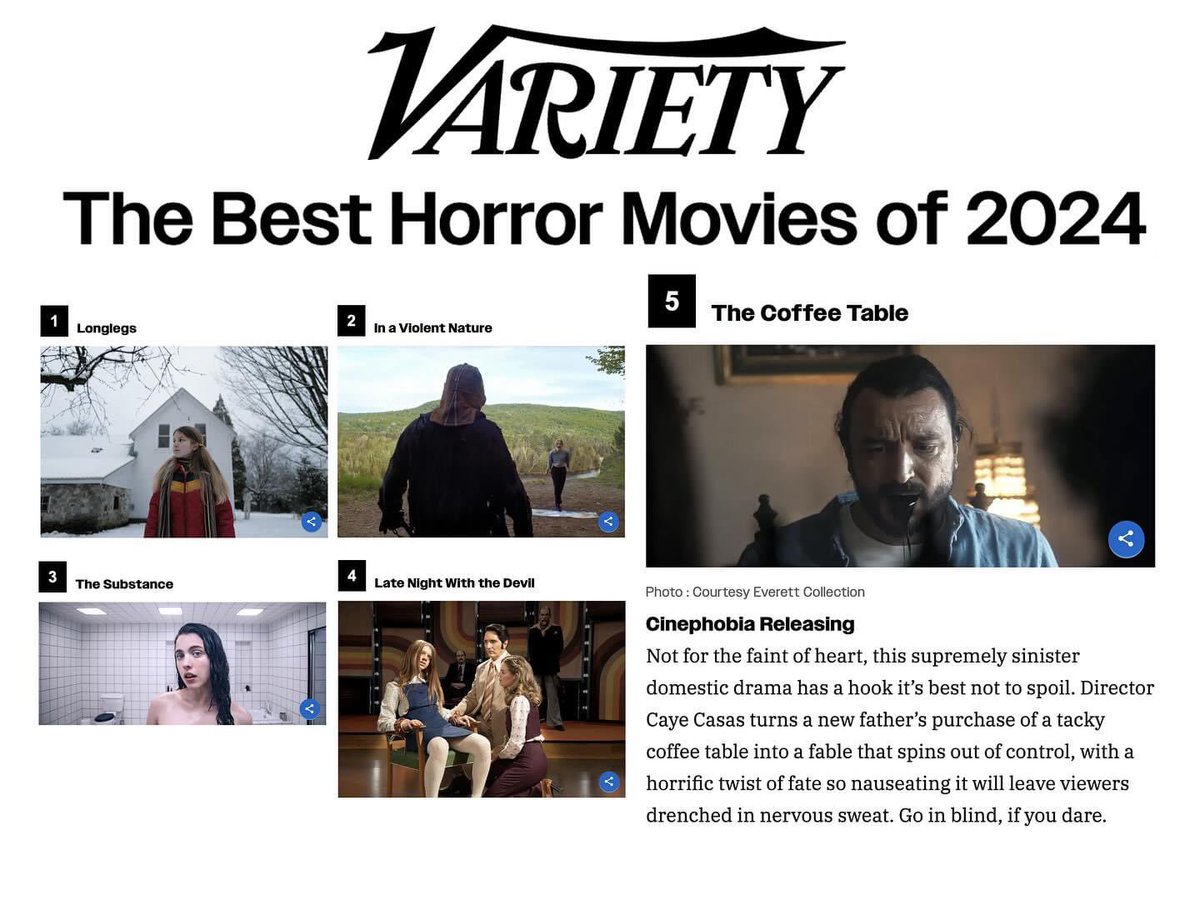 Who saw THE COFFEE TABLE and LATE NIGHT WITH THE DEVIL at the 2023 Telluride Horror Show?