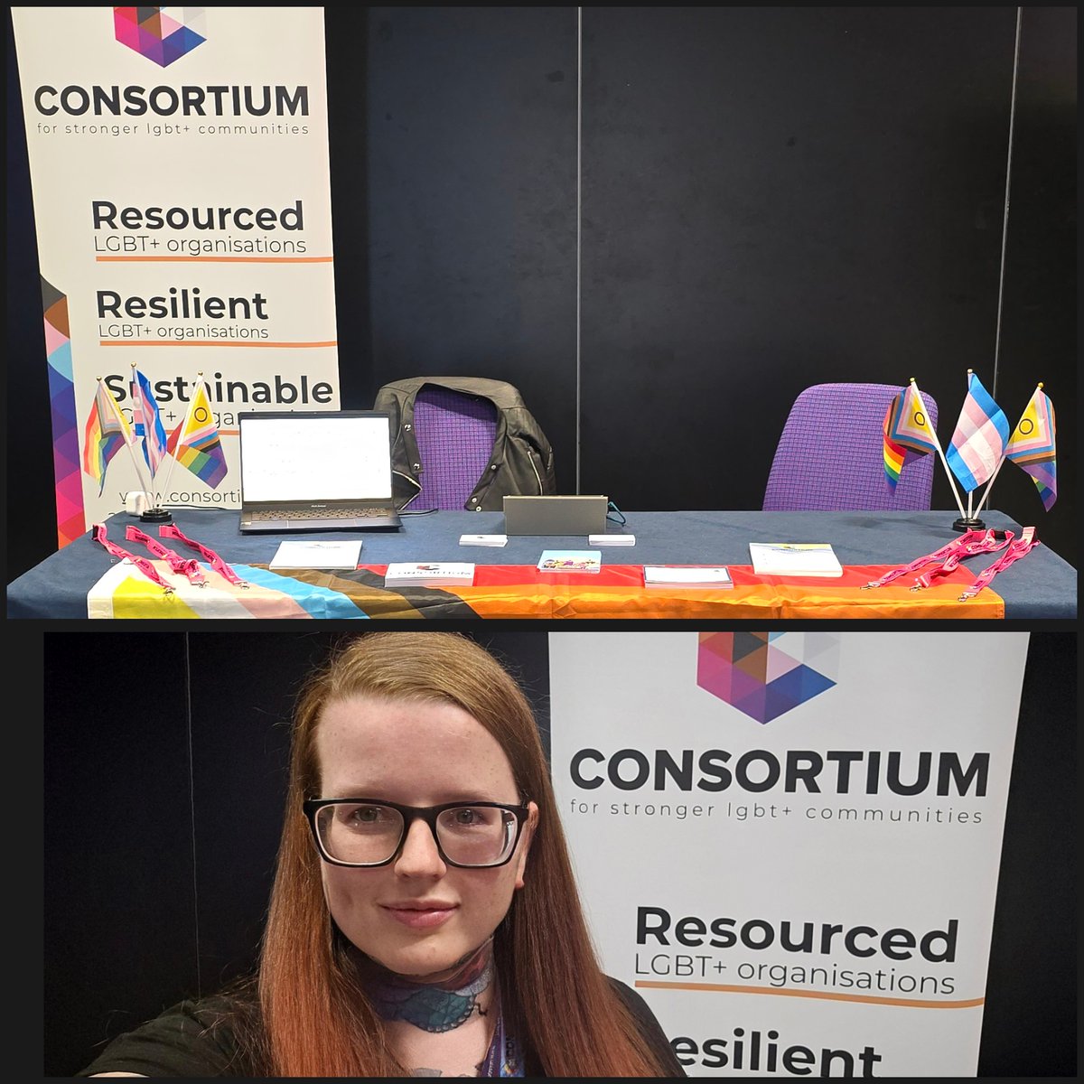 heatherpaterson's tweet photo. I'm at the @unisontheunion 2024 National Lesbian, Gay, Bisexual
and Transgender Plus Conference today and tomorrow
Come and say hello and find out more about @LGBTConsortium
#ULGBTplus24 https://t.co/7GzJEUIq9S