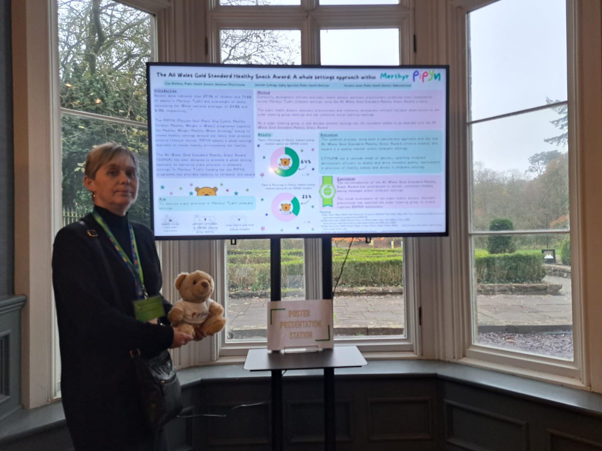 Cwm Taf Morgannwg Dietetics (@ctmuhbdietetics) on Twitter photo PIPYN staff showcasing Merthyr Healthy Snack Award outcomes, supporting childcare settings to create Healthy Settings <a href="/WalesHealthy/">Healthy Weight Healthy Wales</a> <a href="/PublicHealthW/">Public Health Wales</a> <a href="/WelshGovernment/">Welsh Government</a> #HCSWConference <a href="/LisaShe03426121/">Lisa Sheehan</a> #HealthySettings #HealthyEnvironments PIPYN staff showcasing Merthyr Healthy Snack Award outcomes, supporting childcare settings to create Healthy Settings <a href="/WalesHealthy/">Healthy Weight Healthy Wales</a> <a href="/PublicHealthW/">Public Health Wales</a> <a href="/WelshGovernment/">Welsh Government</a> #HCSWConference <a href="/LisaShe03426121/">Lisa Sheehan</a> #HealthySettings #HealthyEnvironments
