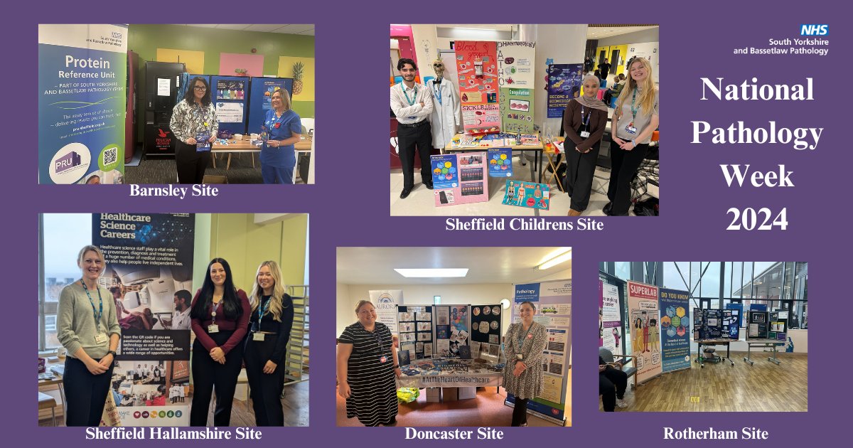 Our final post for #NationalPathologyWeek2024, well done to all our fantastic teams across SYBP who raised awareness and highlighted the importance of pathology services in healthcare. You are our #HealthcareHeroes 💐🥼🧪
#AtTheHeartofHealthcare #Pathology #LabMedicine