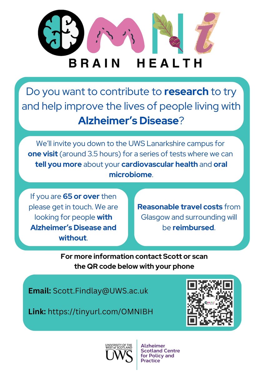Scott Findlay (@snfindlay) on Twitter photo Know anyone who could be interested in taking part in this research? Reach out to me on here or through the details on the poster.
More details here: tinyurl.com/OMNIBH
@UWS_Sport <a href="/miaburleigh8/">Mia Burleigh, PhD, CSci, FHEA</a> Know anyone who could be interested in taking part in this research? Reach out to me on here or through the details on the poster.
More details here: tinyurl.com/OMNIBH
@UWS_Sport <a href="/miaburleigh8/">Mia Burleigh, PhD, CSci, FHEA</a>