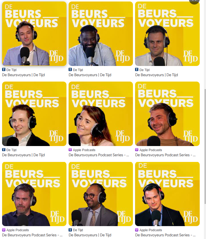 De #Beursvoyeurs bereikte deze week zijn miljoenste luisterbeurt 

Onwijs trots &amp; dankbaar 🙏