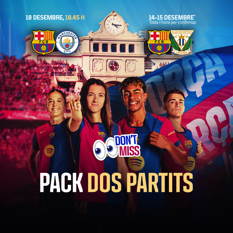 FCBarcelona_cat's tweet photo. Les novetats del cap de setmana! 👀